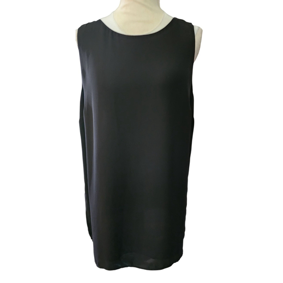 Chico's Tops - Chico's Lined Sleeveless Blouse Tank Top Women's L Black